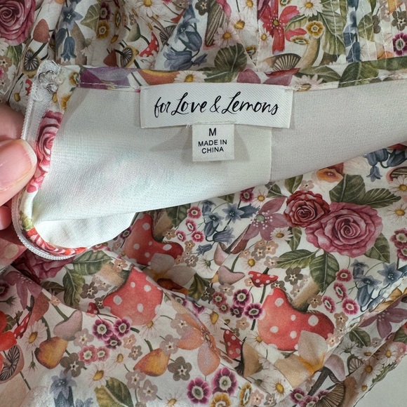 For Love and Lemons Arya Mini Dress NWOT sz medium - Picture 12 of 16